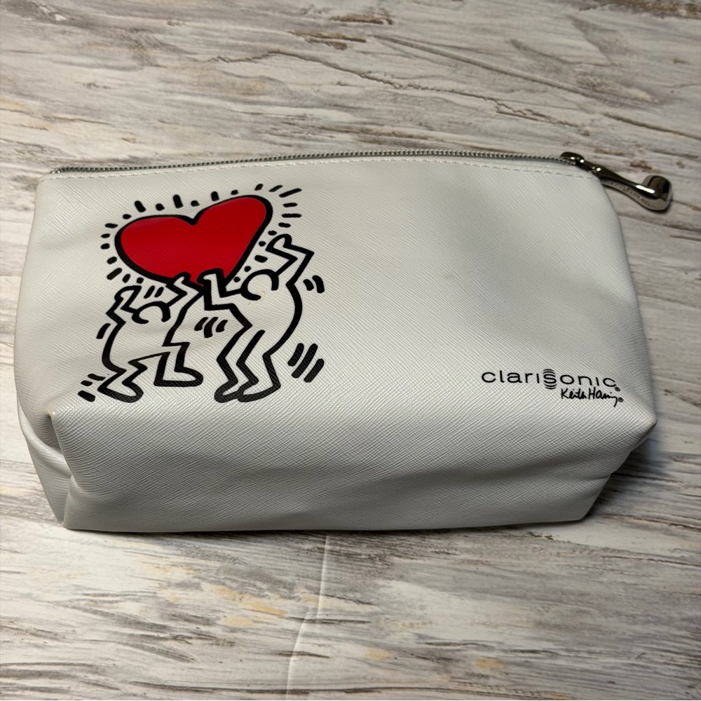Clarisonic x Keith Haring limited edition cosmetic bag